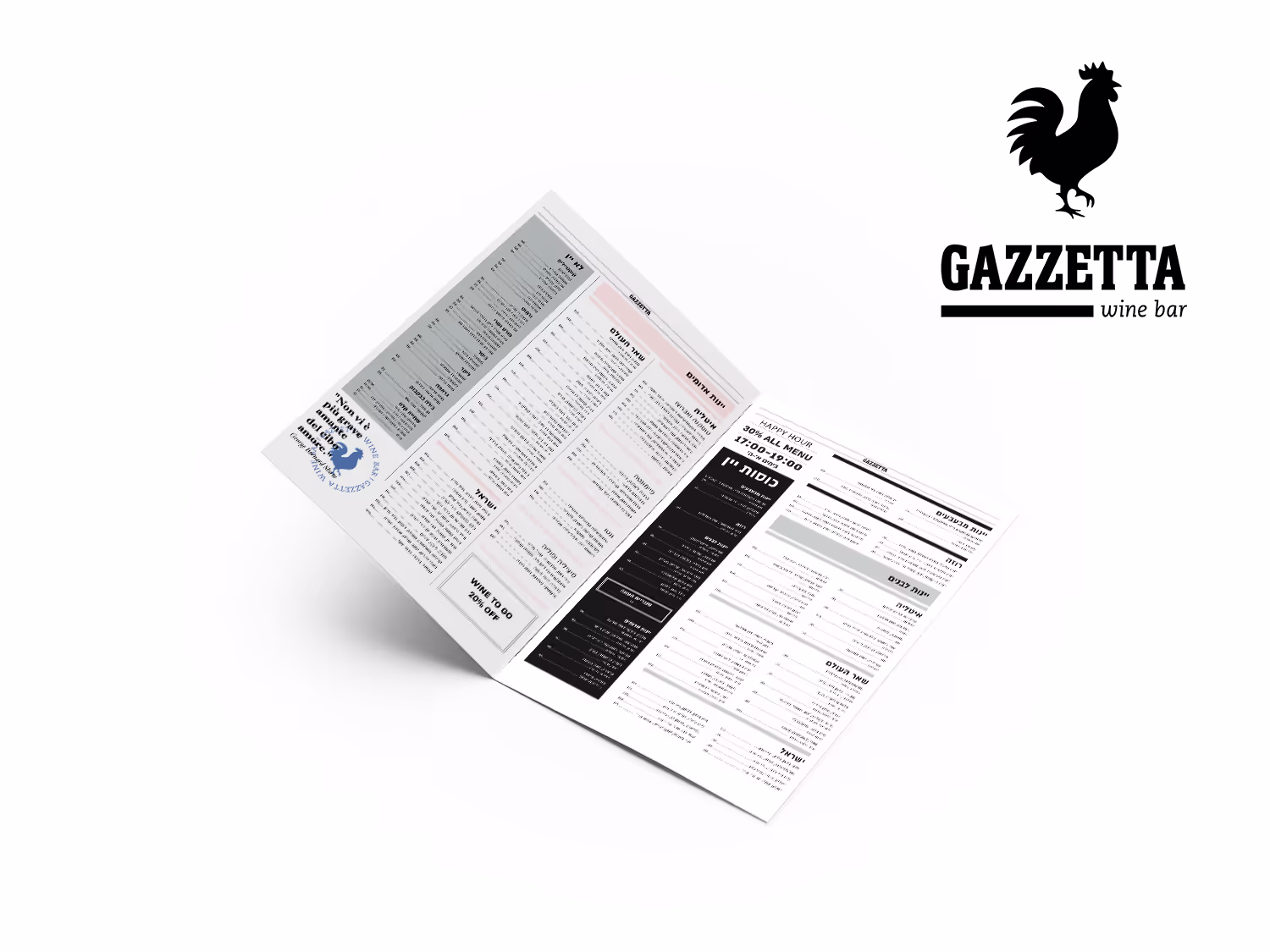 Menu design